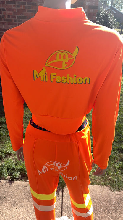 Orange Earnhardt's Jumpsuit