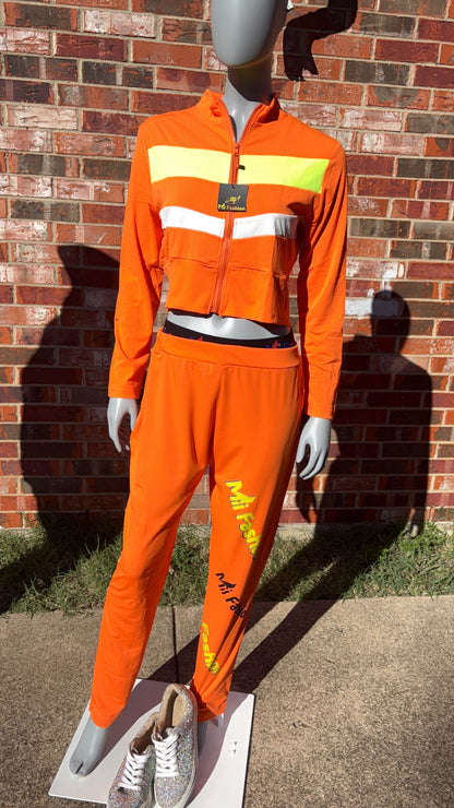 Orange Earnhardt's Jumpsuit