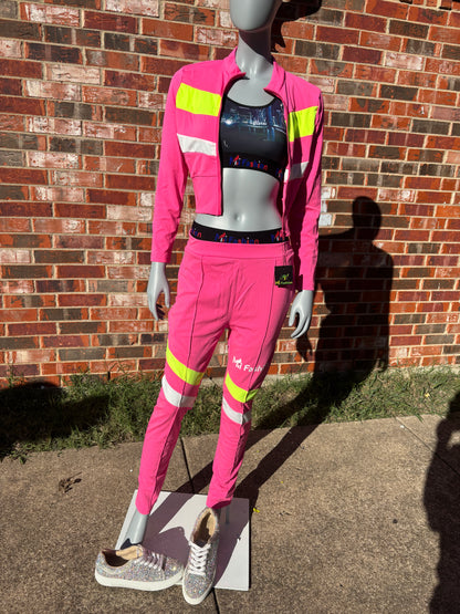 Hot Pink Earnhardt's Jumpsuit