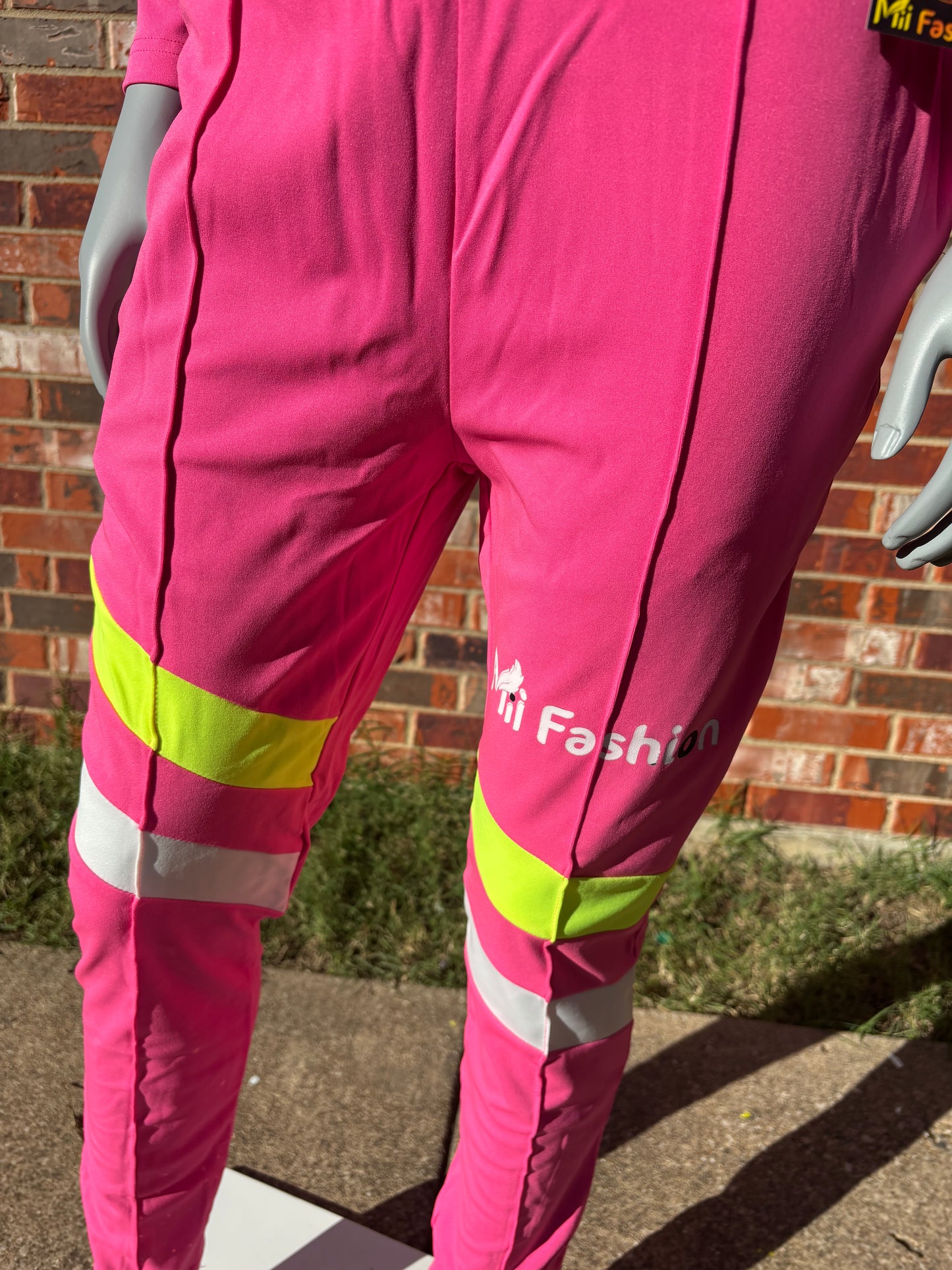 Hot Pink Earnhardt's Jumpsuit