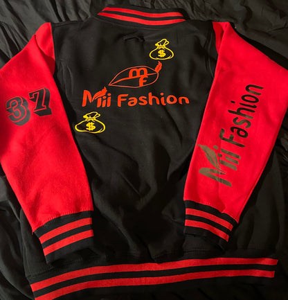 Black/Red Varsity Jackets