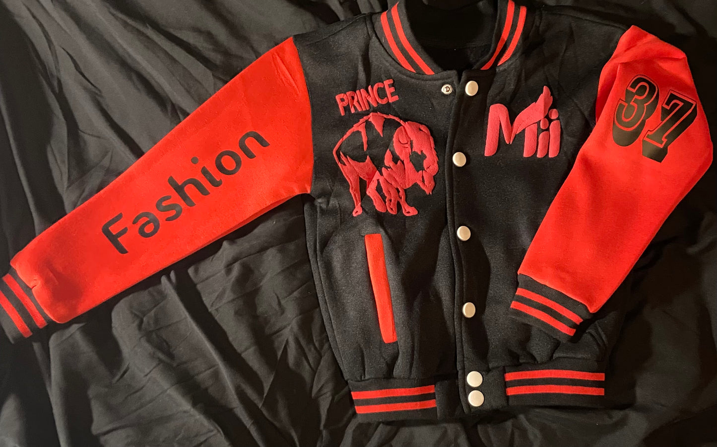 Black/Red Varsity Jackets