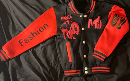 Black/Red Varsity Jackets