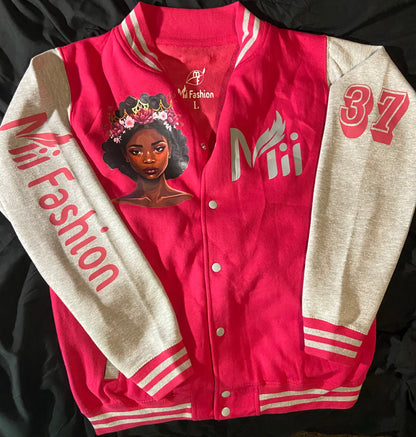 Pink/Gray Varsity Jackets