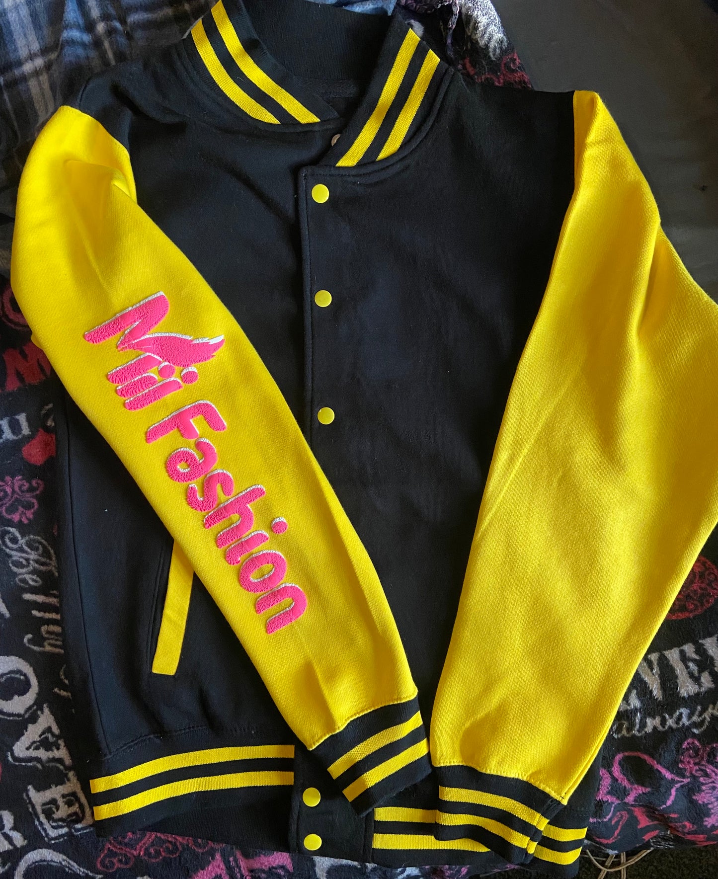 Black/Yellow Varsity Jackets